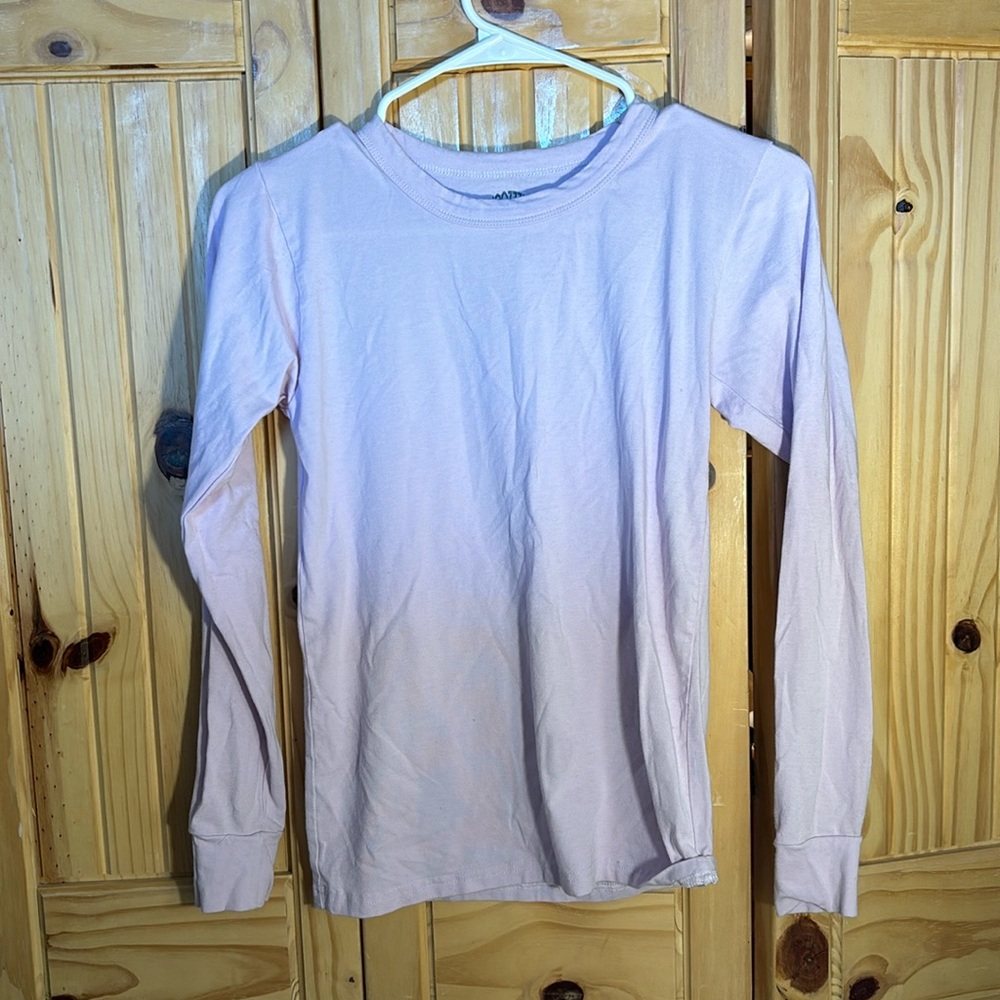 Purple long sleeve shirt